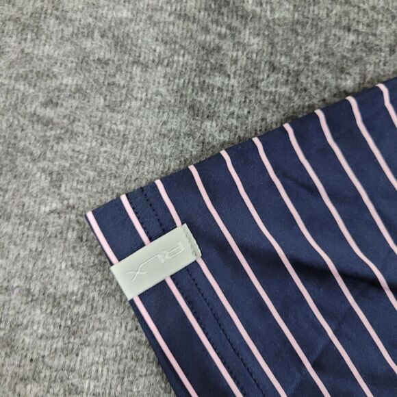 Ralph Lauren RLX Mens Golf Polo Shirt Size M Blue Pink Stripped LACC Club - Picture 8 of 12
